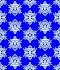 Background with seamless pattern in islamic or indian style