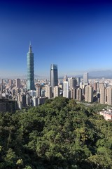 Naklejka premium Taipei City