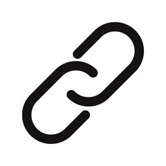 Link icon vector