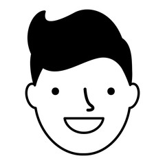 smiling expression boy face happy