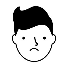 boy face sad expression gesture