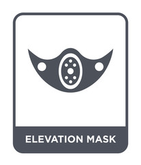 elevation mask icon vector