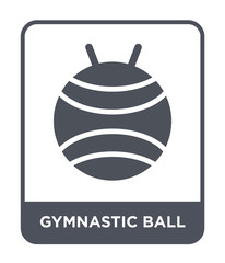 gymnastic ball icon vector
