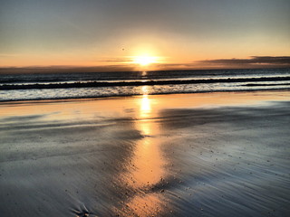 Sunrise over the sea