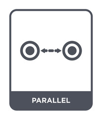 parallel icon vector