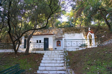 little church in the Philopappos Hill