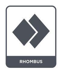 rhombus icon vector