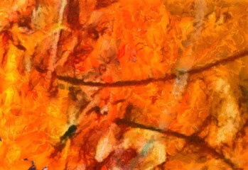 Abstract grunge background. Dirty style pattern. Simple painting art template with large textured brush strokes. Colorful pretty texture drawing by hand. Digital indigo wallpaper. Vintage backdrop.