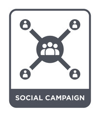 social campaign icon vector