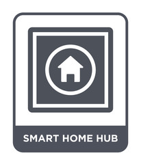 smart home hub icon vector