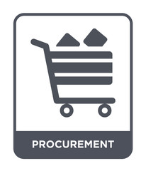 procurement icon vector