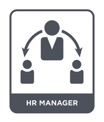 hr manager icon vector