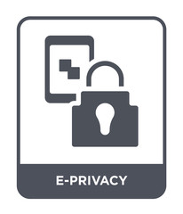 e-privacy icon vector