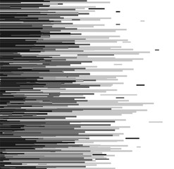 Vector Halftone Transition Abstract Wallpaper Pattern. Seamless Black And White Irregular Rounded Lines Background for modern flat web site design.