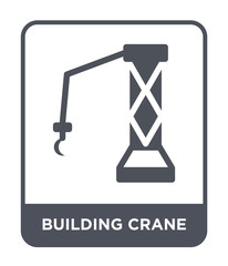 building crane icon vector