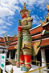 Obraz premium Demon Guardian at the grand palace Bangkok.