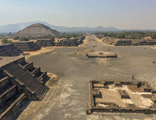 Teotihuacan pyramids site