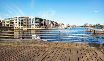 Fragment of the city of Copenhagen in Denmark