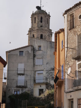 Fonz. Town of Huesca. Aragon,Spain