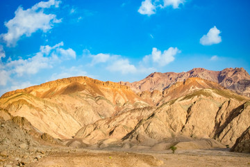 The beauty of the mountains of the Sinai Peninsula in Egypt