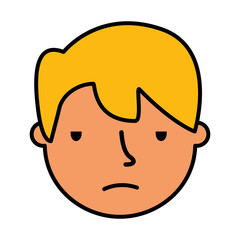 boy face sad expression gesture