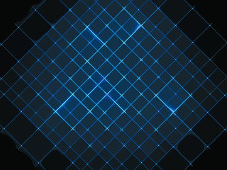 Fototapeta premium abstract techno background, grid perspective