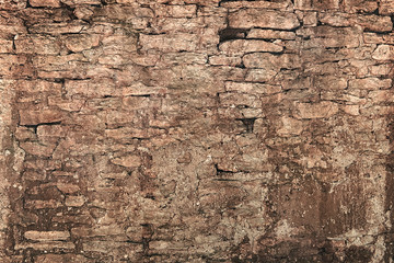 old stone empty wall as background
