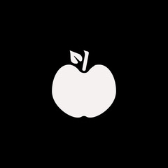 Apple vector icon. flat Apple design. Apple illustration for graphic