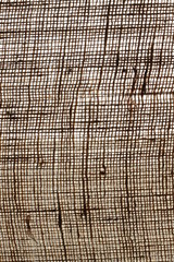 A closeup of a sackcloth pattern