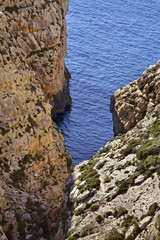 Mediterranean Sea near Zurrieq. Malta