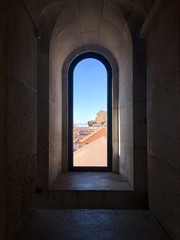 Fototapeta premium old window in the wall