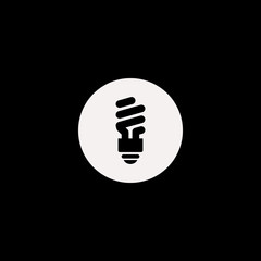 Fluorescent Bulb vector icon. flat Fluorescent Bulb design. Fluorescent Bulb illustration for graphic