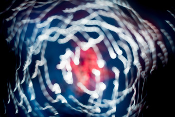 background of lights. circle art