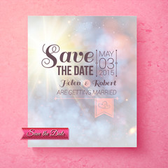 Soft spiritual Save The Date wedding template