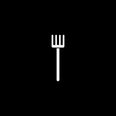 pitchfork vector icon. flat pitchfork design. pitchfork illustration for graphic