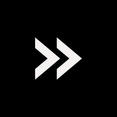 right arrow vector icon. flat right arrow design. right arrow illustration for graphic