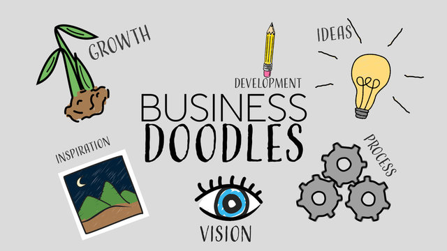Business Doodles Title