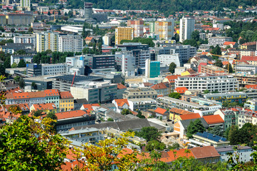 Panorama miasta - Graz, Austria © Grzegorz Polak