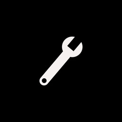 wrench vector icon. flat wrench design. wrench illustration for graphic