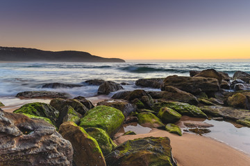 Rocky Sunrise Seascape at Killcare Beach