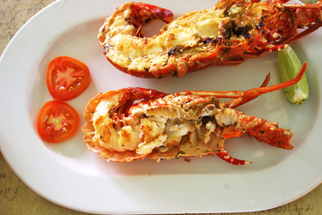 Сcooked lobster