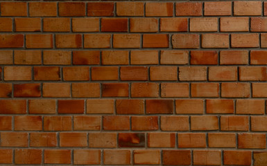 Background and texture of Red brick color equation for wall classic.