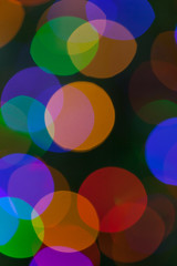 Large colored Bokeh