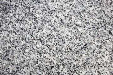 Granite stone background. Black, gray and white colored granite texture.