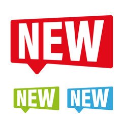 New Product label sign