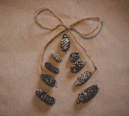 Christmas card. Christmas background, greeting card. Decoration.