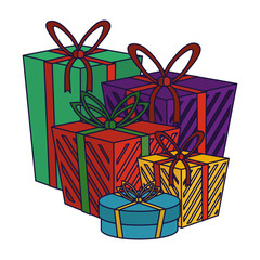 Shopping gift boxes