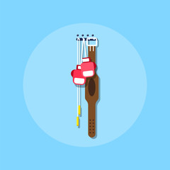Training equipment icon