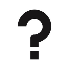 Question mark icon vector