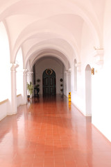 Building arches in sucre, bolivia.